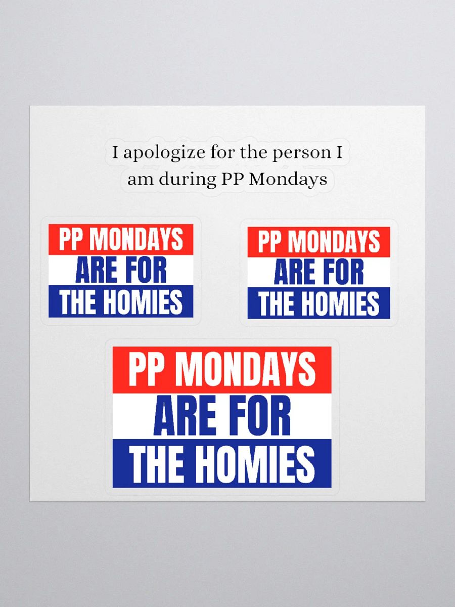 PP Monday Stickers product image (1)