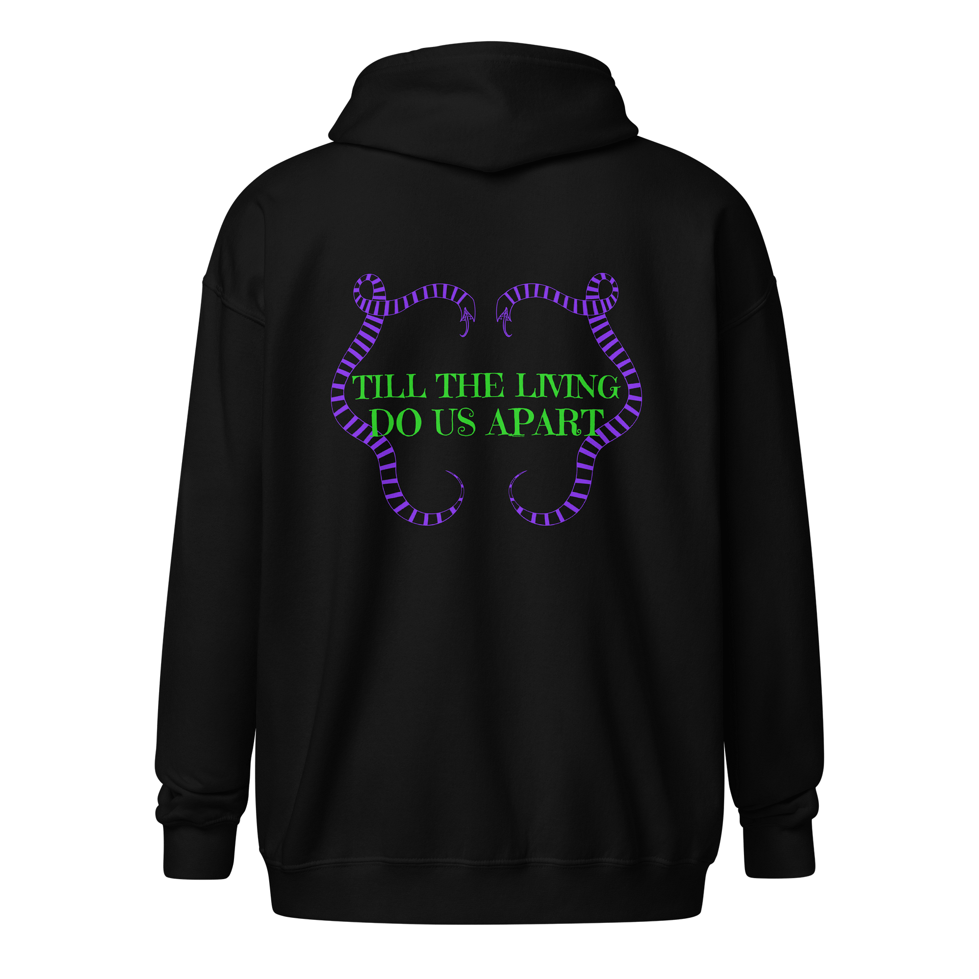 [UM Designs] Til The Living - Unisex Graphic Zip Hoodie product image (1)