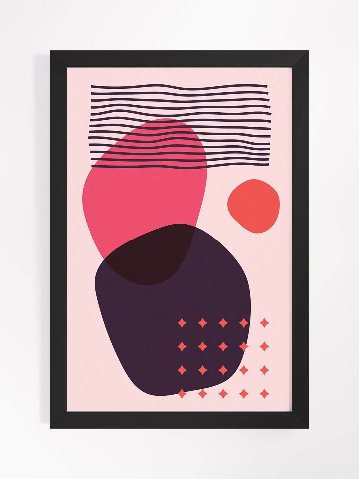 Vibrant Ayous Wood Framed Matte Poster product image (3)