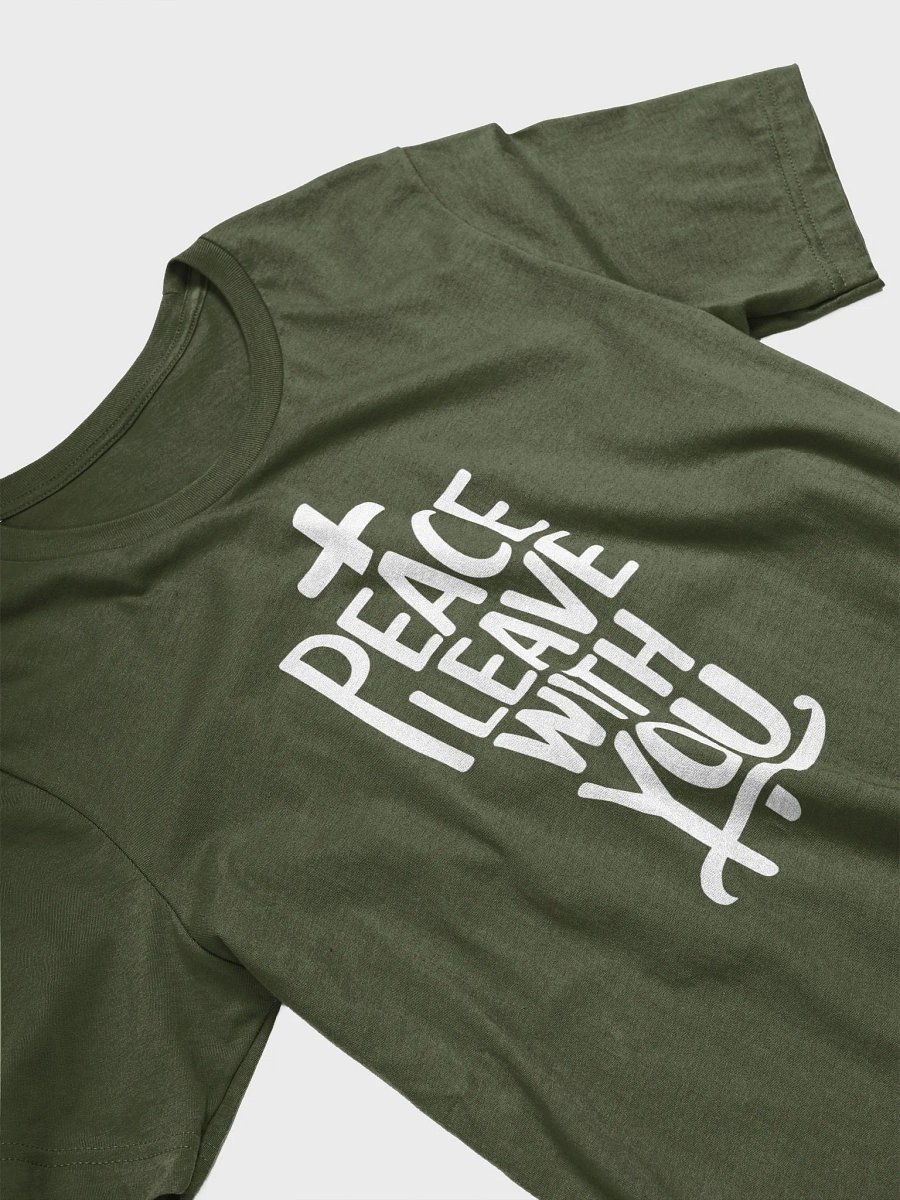 Peace I Leave with You – John 14:27 Bible Verse Bella+Canvas Supersoft T-Shirt product image (1)