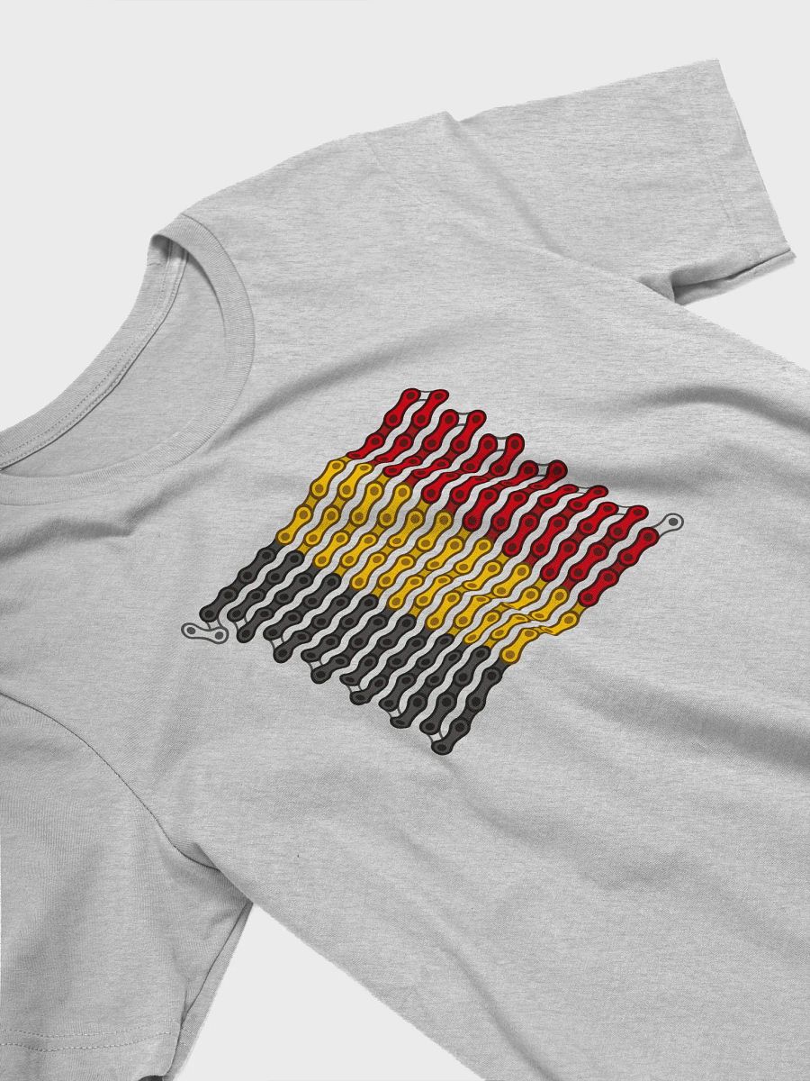 Belgium Bike Chain Flag on Light Color Supersoft Tee product image (6)