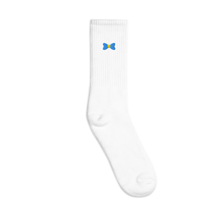 Silent Love Embroidered Socks product image (4)