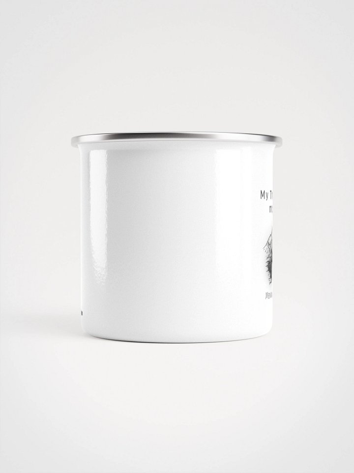 My Therapy is a mountain - Enamel mug product image (2)