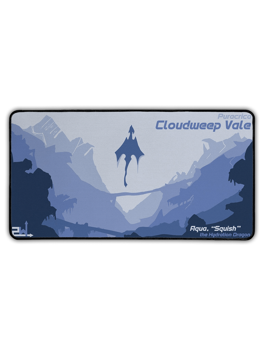 Cloudweep Vale Deskmat - Ft. Aqua product image (1)