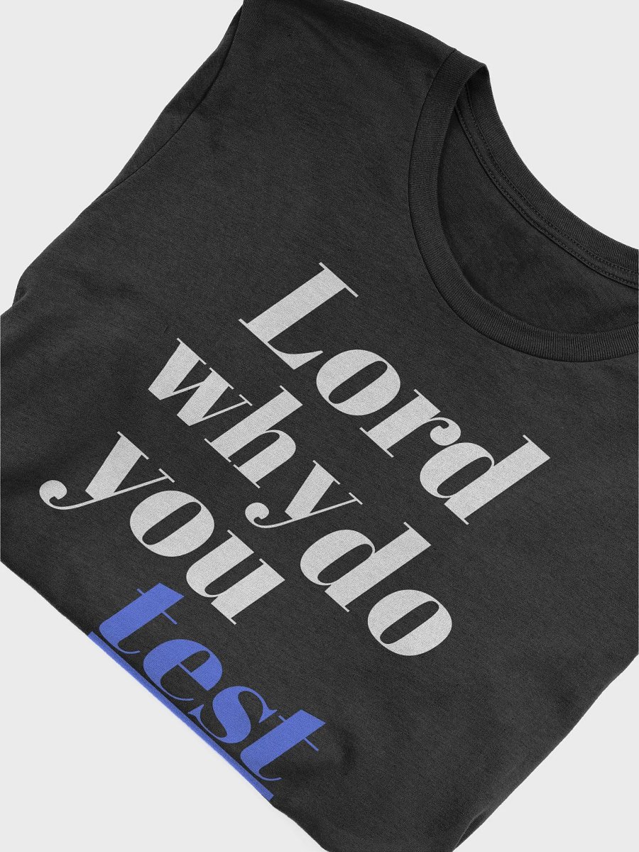 Lord, Why Do You Test Me?" Bella + Canvas Supersoft A Funny Quote T-Shirt product image (8)