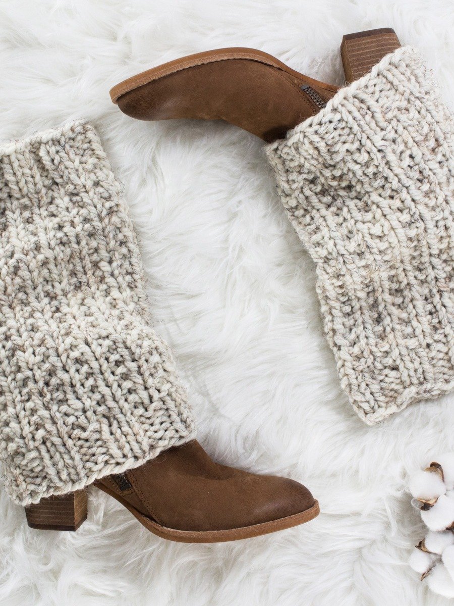 Chunky Leg Warmers Knitting Pattern - Silence product image (2)