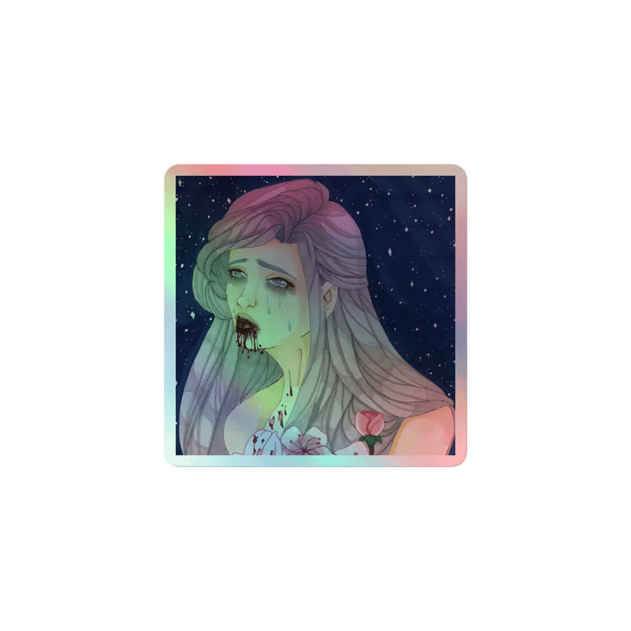 Hanahaki Holo Sticker product image (1)