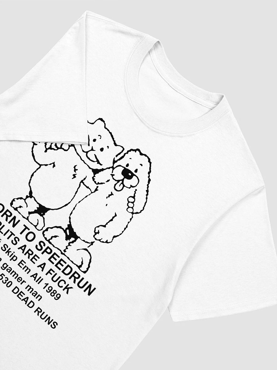 Born to Speedrun - Shortsleeve Tee - White product image (3)
