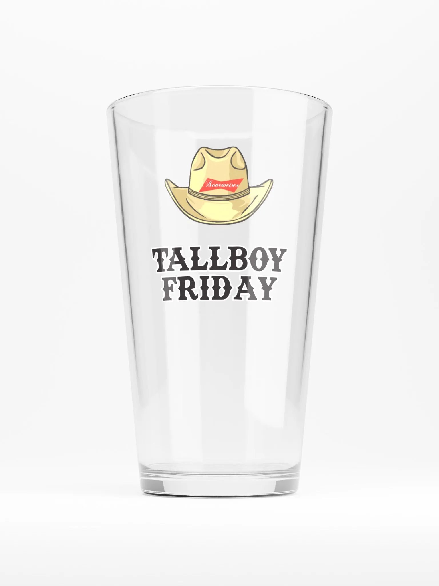 Tallboy Friday Pint Glass product image (1)