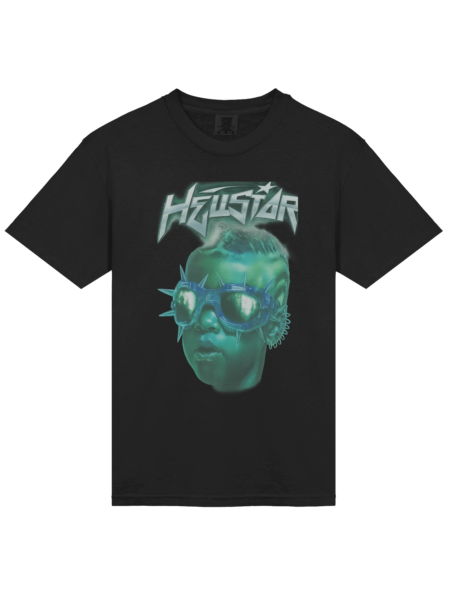 Hellstar The Future T-Shirt Black/Blue product image (1)