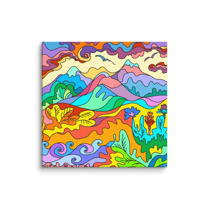 Psychedelic Dreams Canvas Collection - Paradise Landscapes No. 1 product image (1)