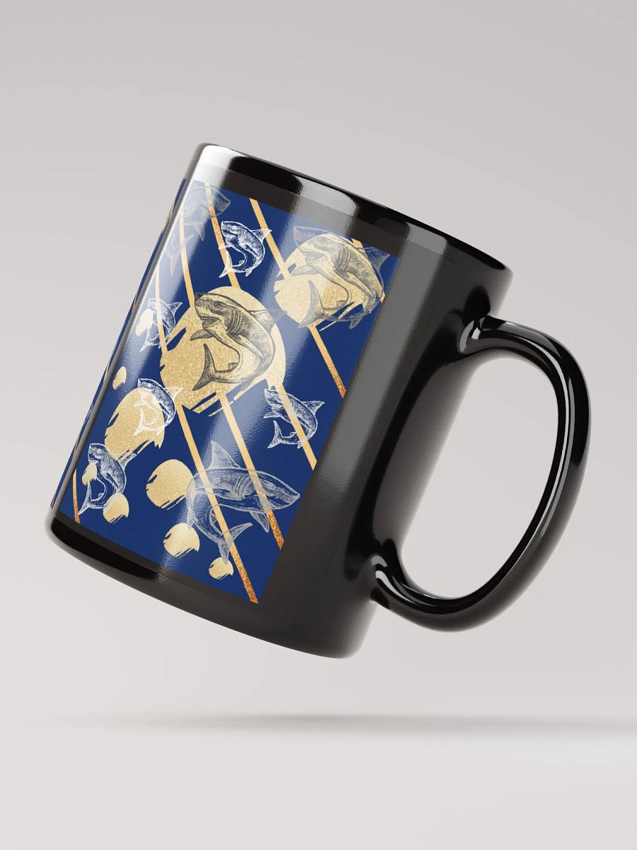 JoBeth Nautical ⚓ Black Glossy Mug product image (3)