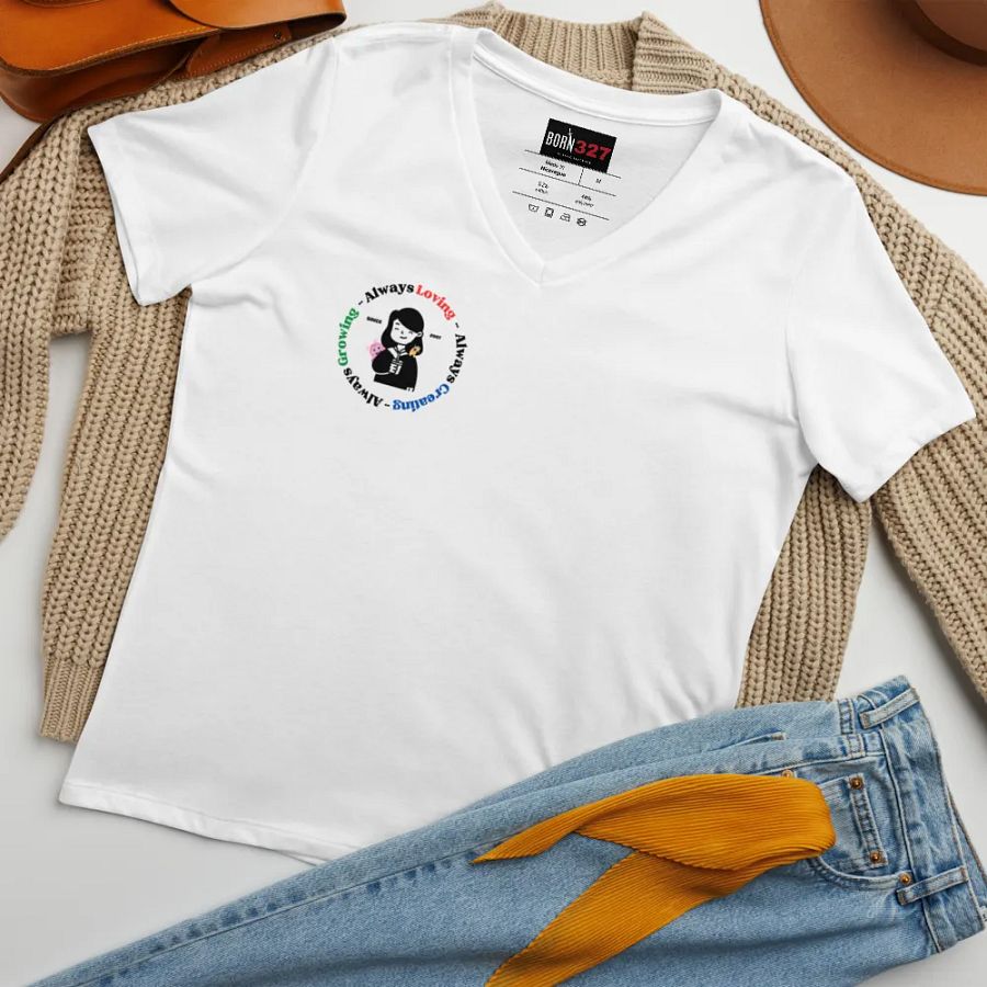 Orbit of Inspiration V-Neck Tee product image (7)