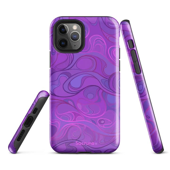 PURPLE SWIRL - Tough Iphone case product image (2)