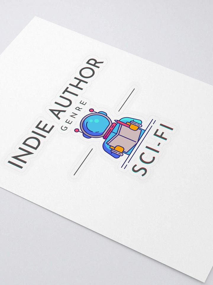 Indie Author Genre Science Fiction Sticker product image (2)
