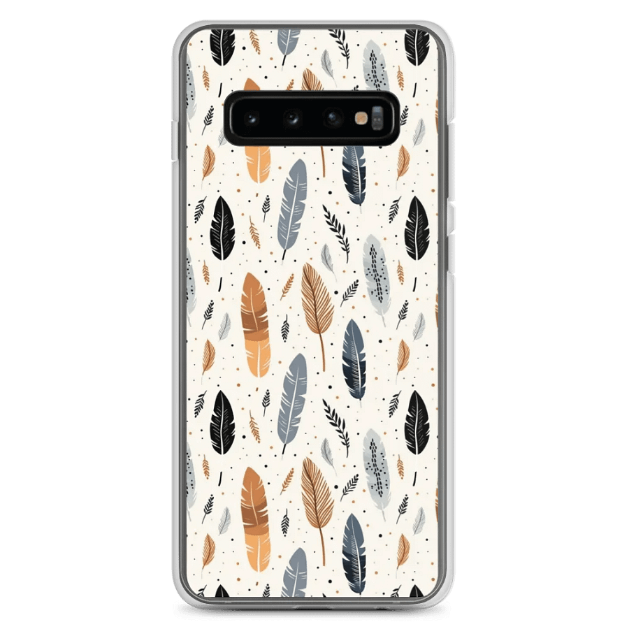 Whispering Feathers Clear Samsung® Case product image (7)