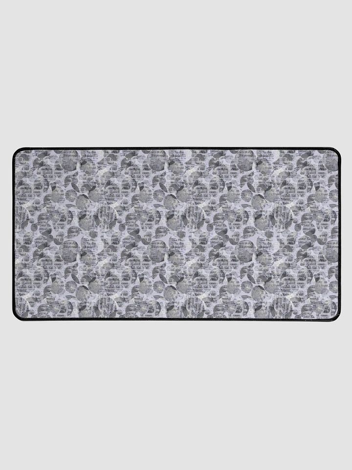 Indigo inscriptions Desk Mat product image (1)