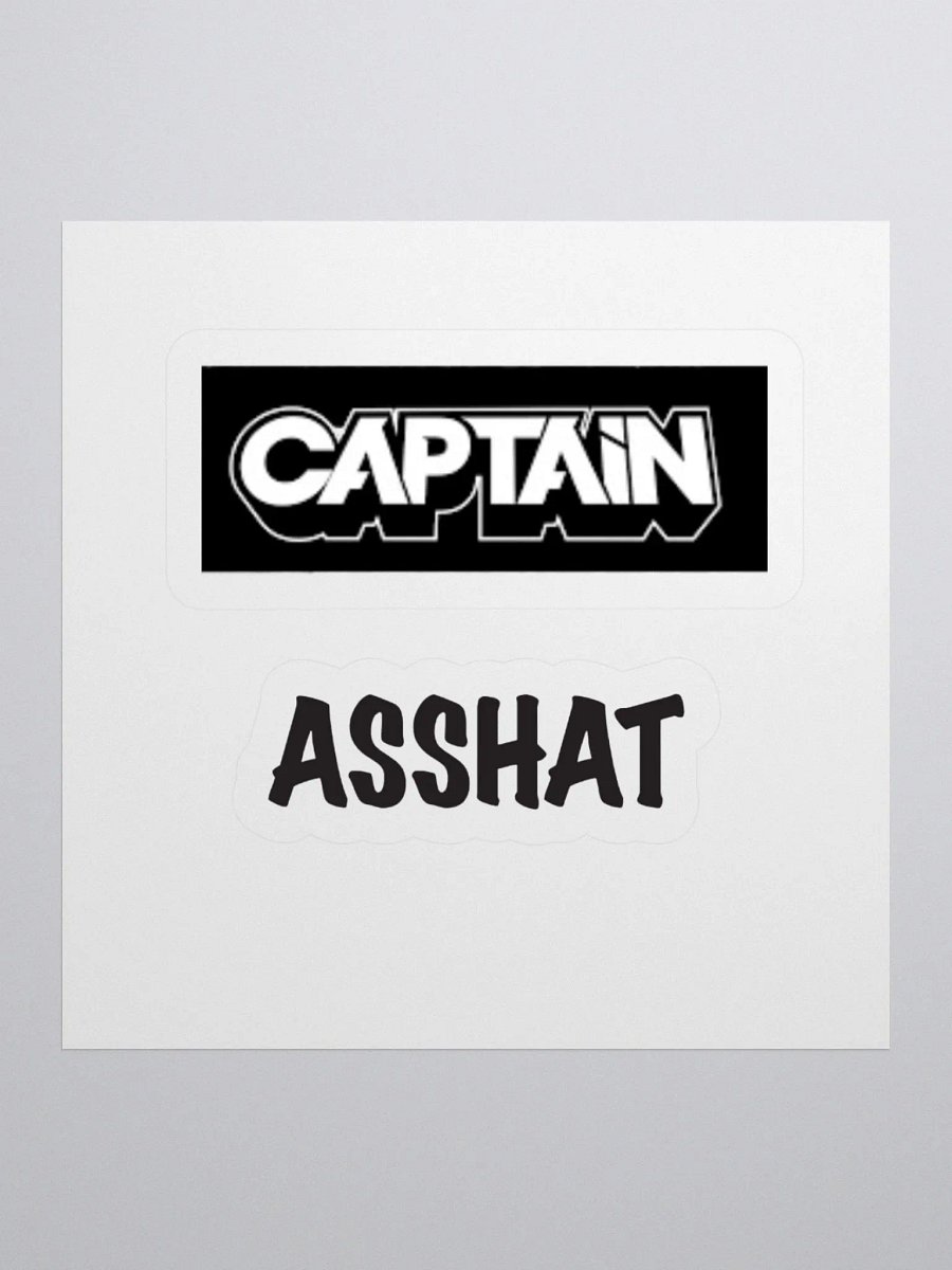 Captain Asshat Stickers product image (1)