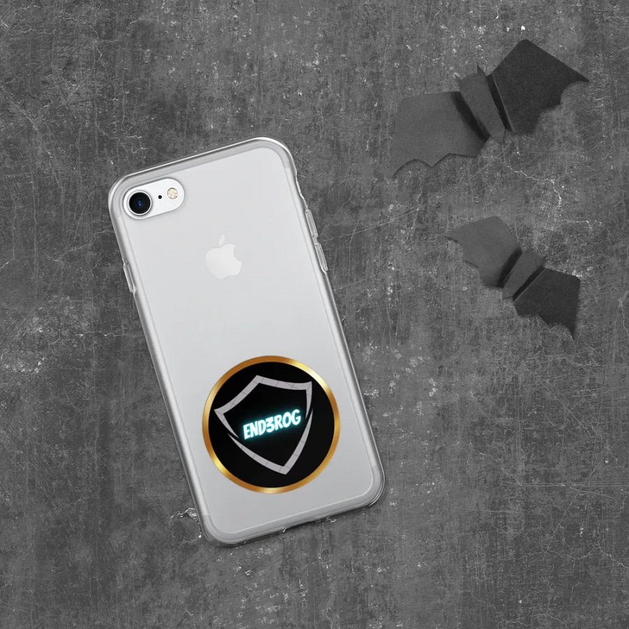 Glowing Shield Logo Clear iPhone Case product image (332)