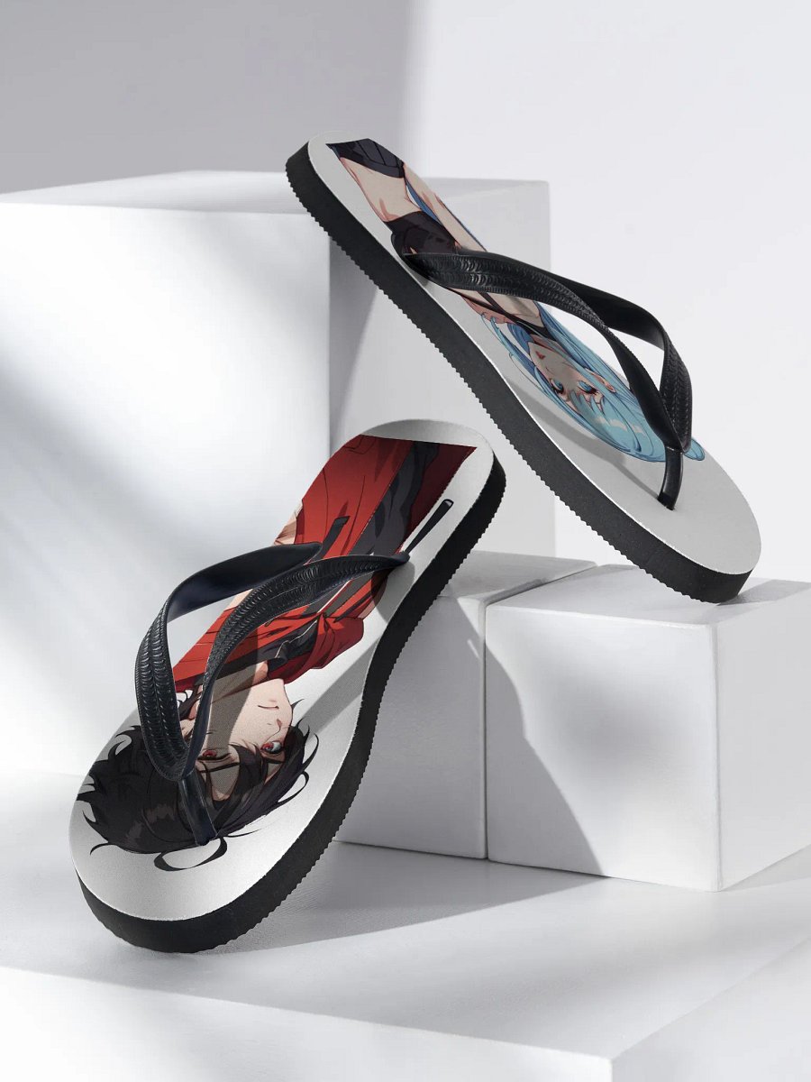 Dahlia and Chaos Flip Flops product image (2)