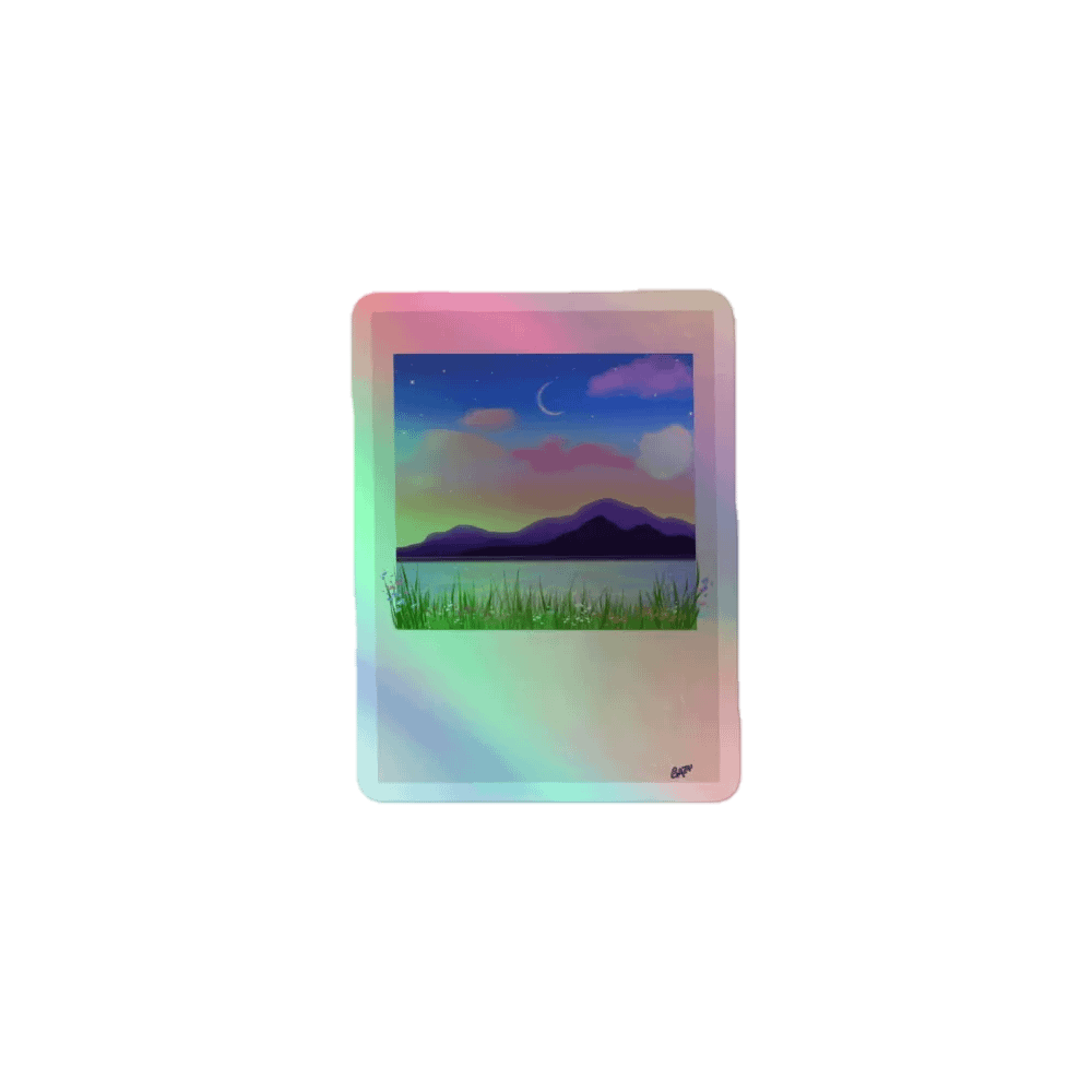 Dreamy memory holographic sticker product image (1)