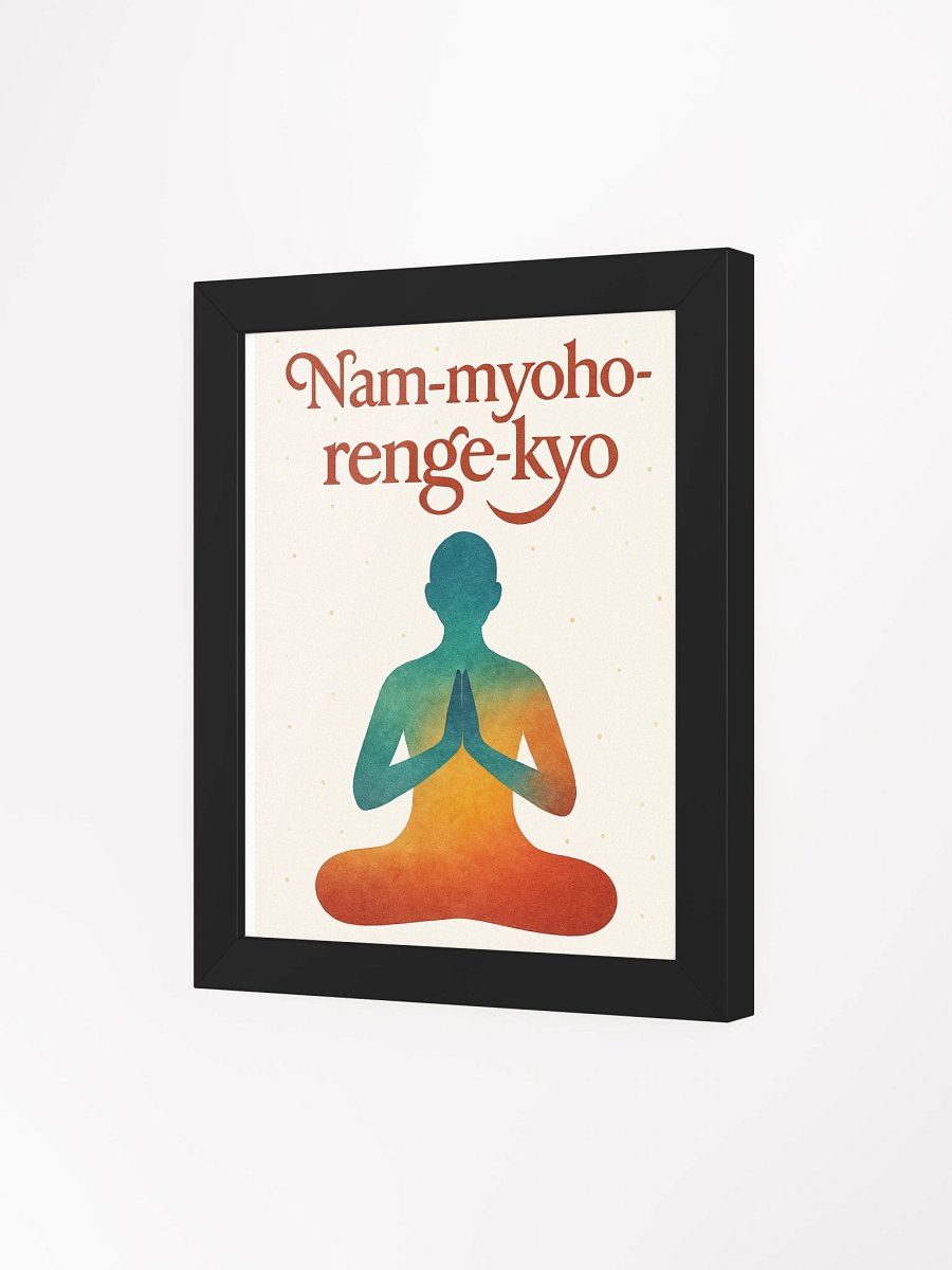 Nam-myoho-renge-kyo Meditation Poster product image (45)