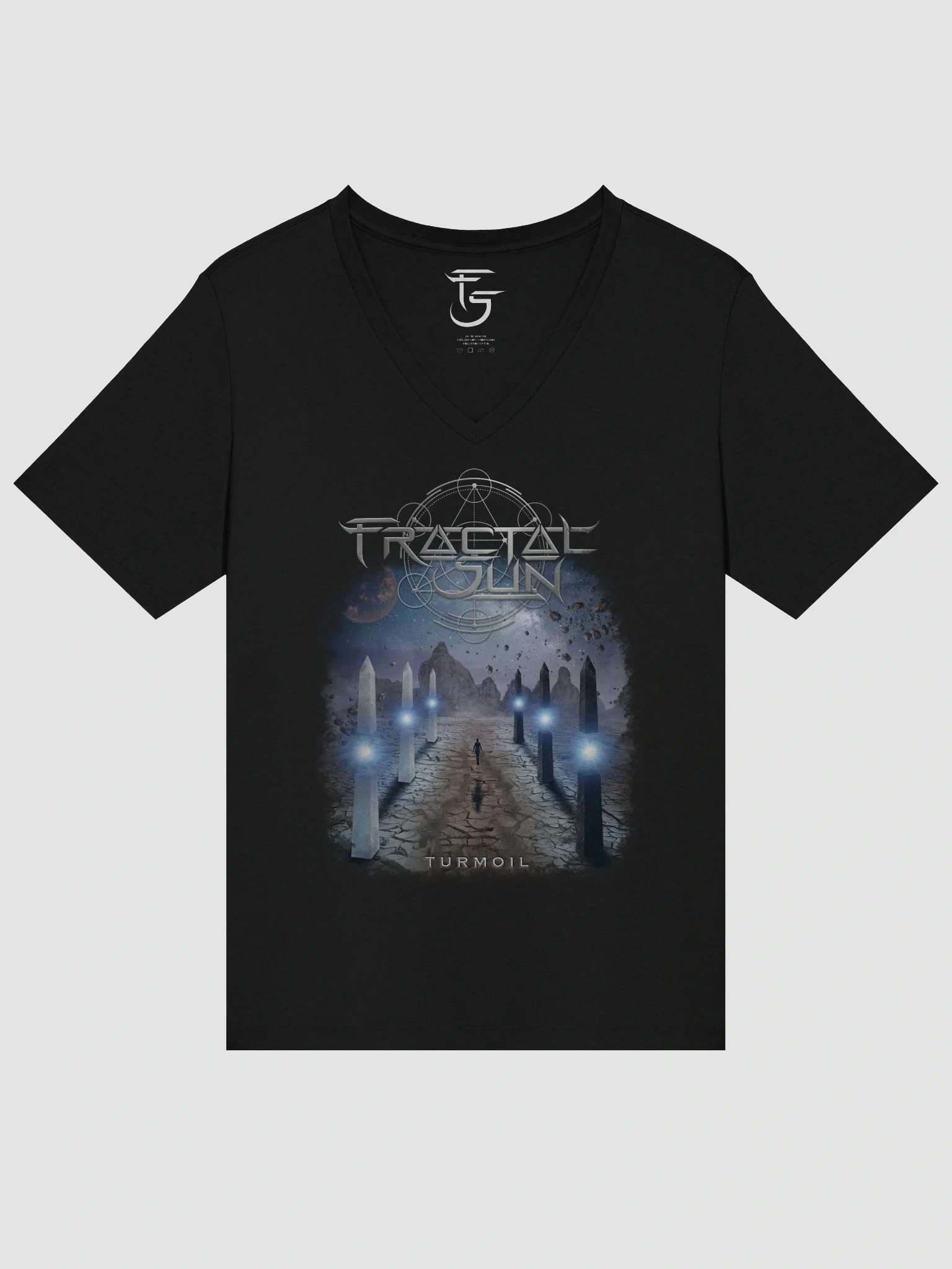 Turmoil Women's Relaxed V-Neck T-Shirt product image (9)