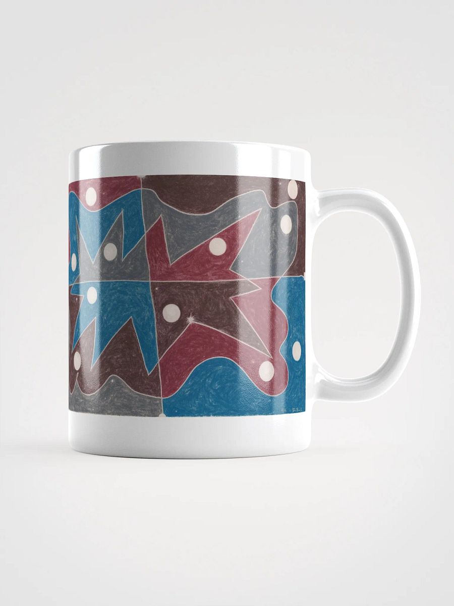 Cartoon College 1 & 2 White Glossy Mug product image (6)