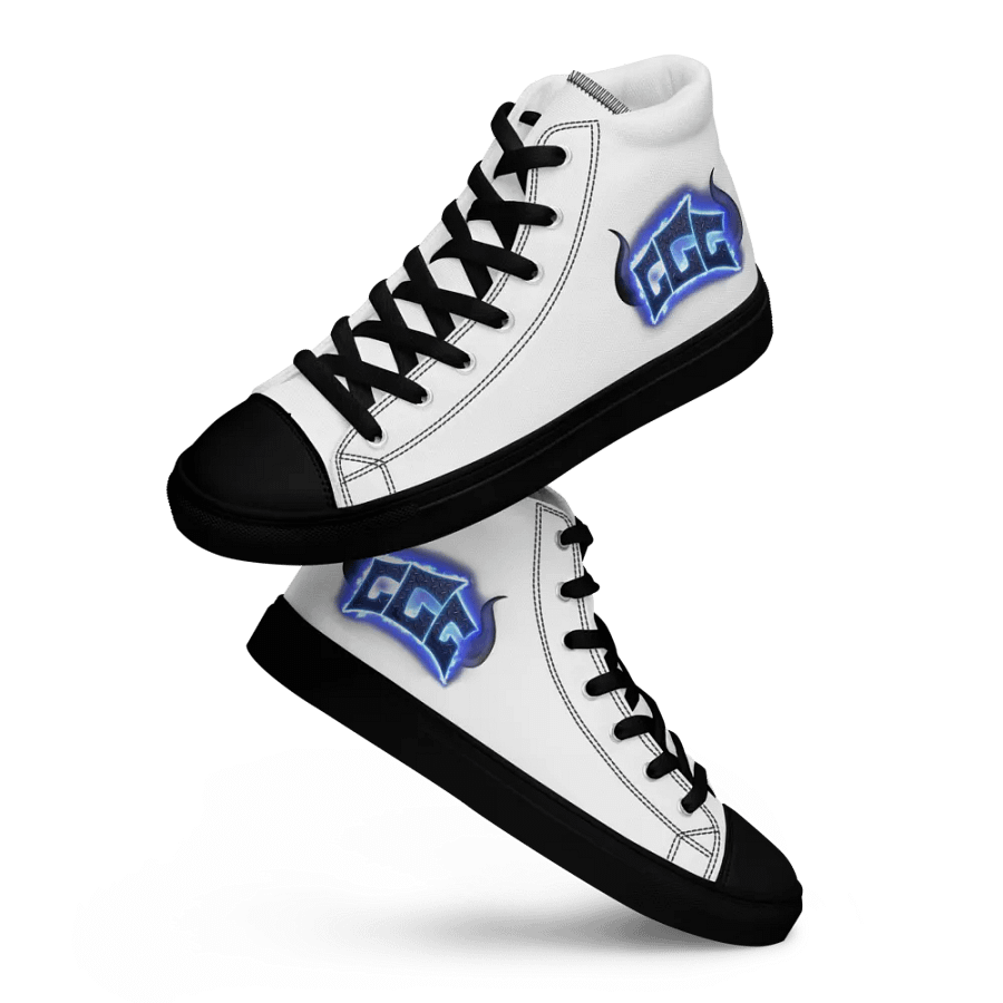 GGG Fire Logo Women's High Top Canvas Shoes product image (12)