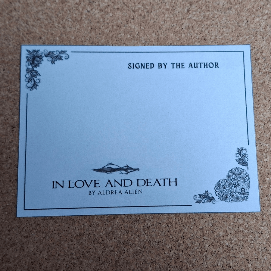 In Love and Death Bookplate product image (1)