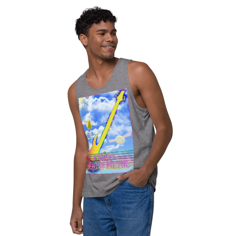 Cheesy Power Metal Tank Top product image (8)