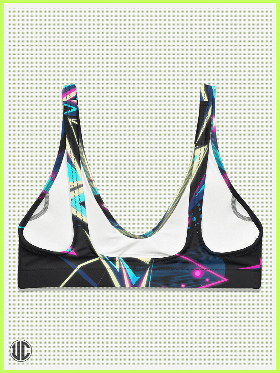 UnkoCon – Electric '80s Neon Bikini Top product image (2)