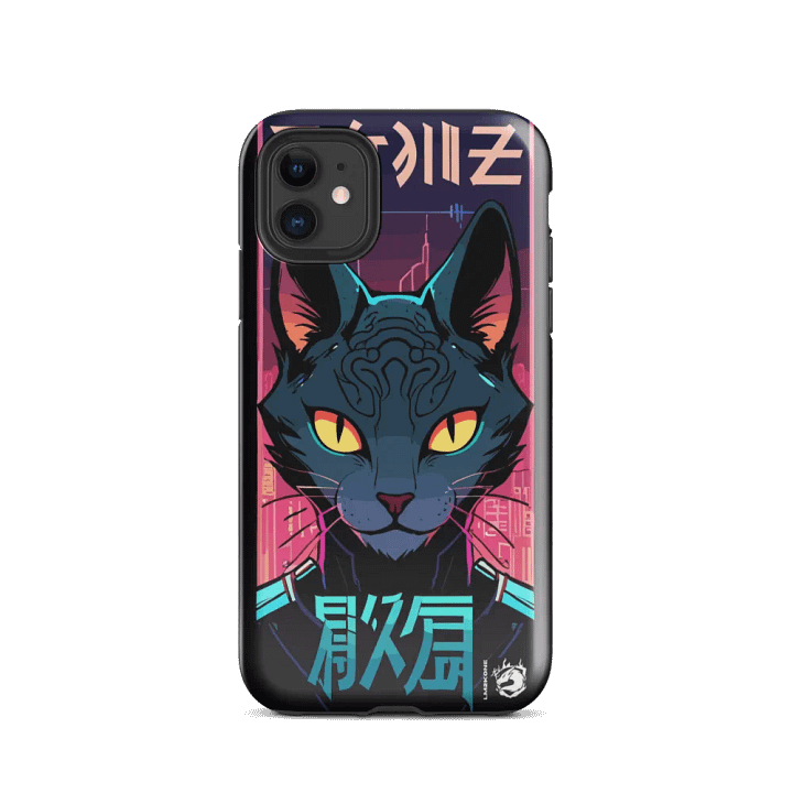 Neon Cat City iPhone® Tough Case product image (24)
