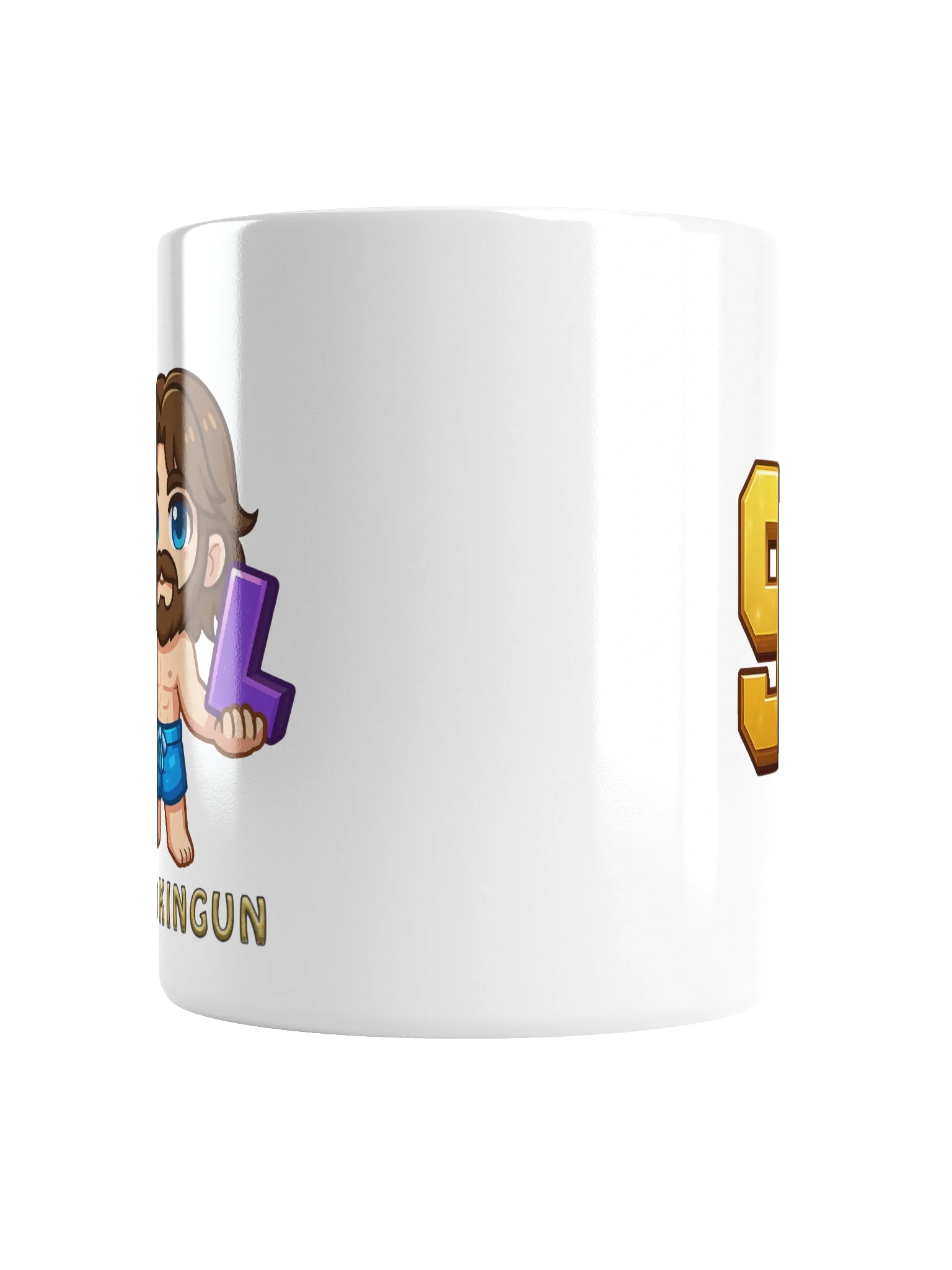 9LS4 StrokinGun White Glossy Mug product image (18)