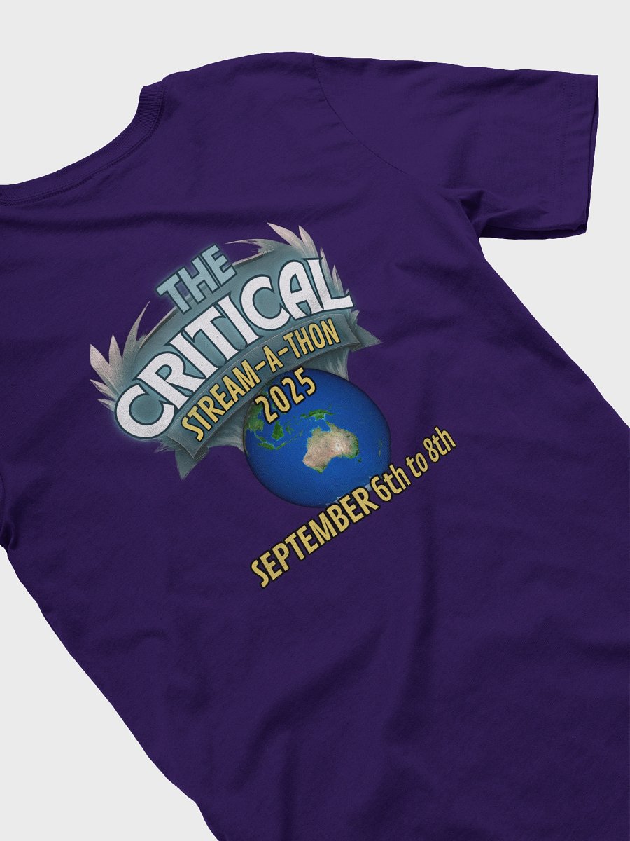 CRITICAL Tee – Limited Edition Stream-A-Thon Shirt product image (4)