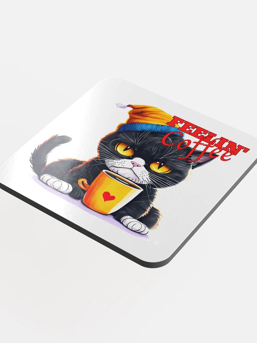 Feelin' Coffee Cat Coaster product image (4)