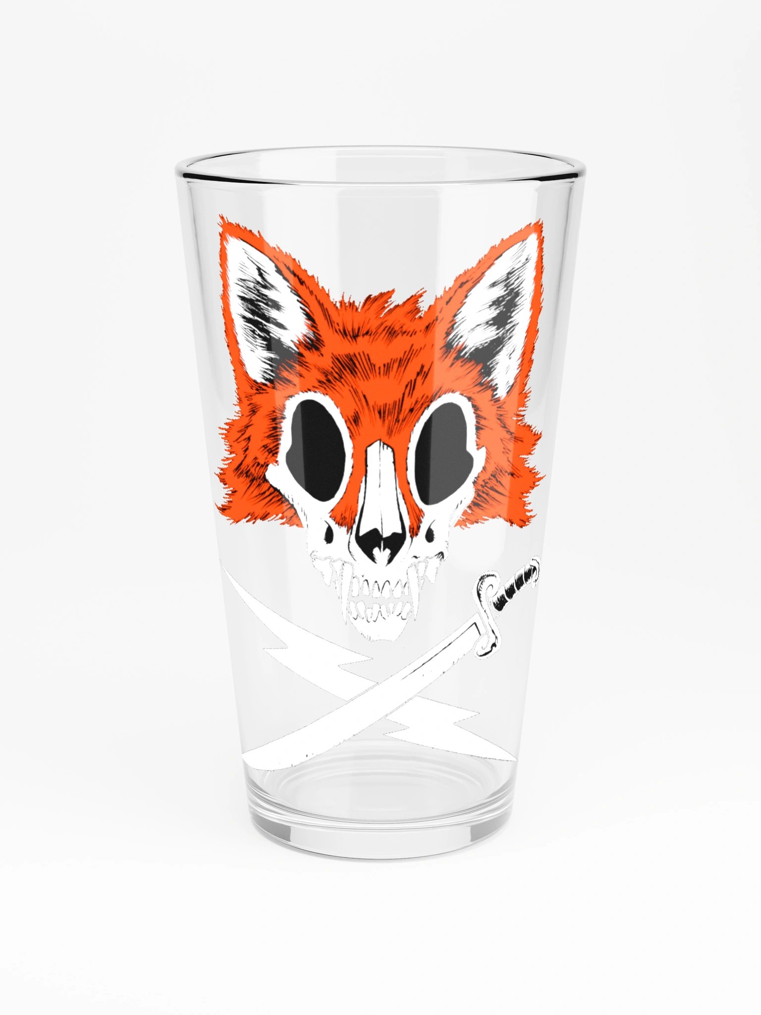 Captain Fox Pint Glass product image (3)