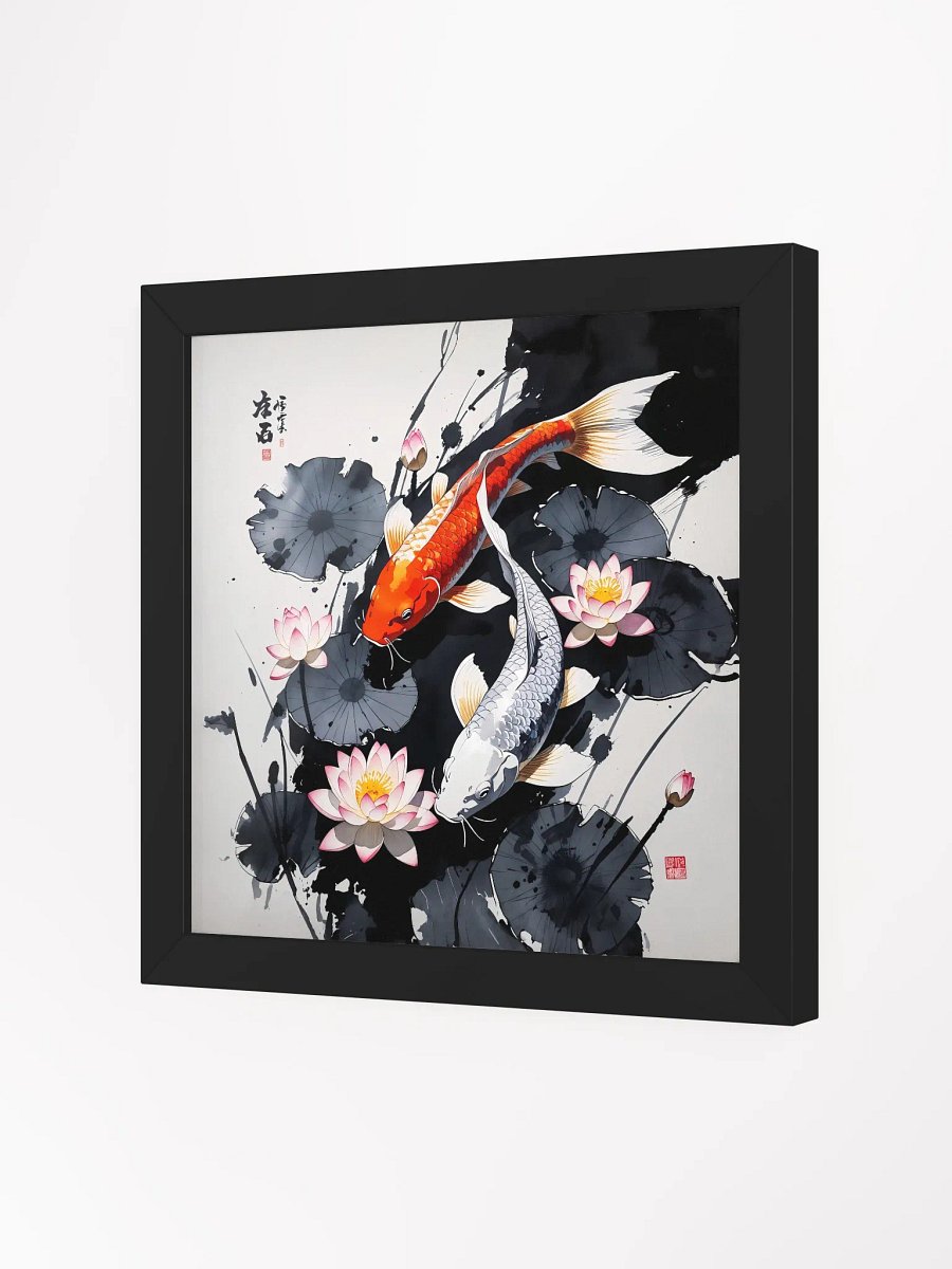 Vibrant Wood-Framed Matte Poster - Koi product image (2)
