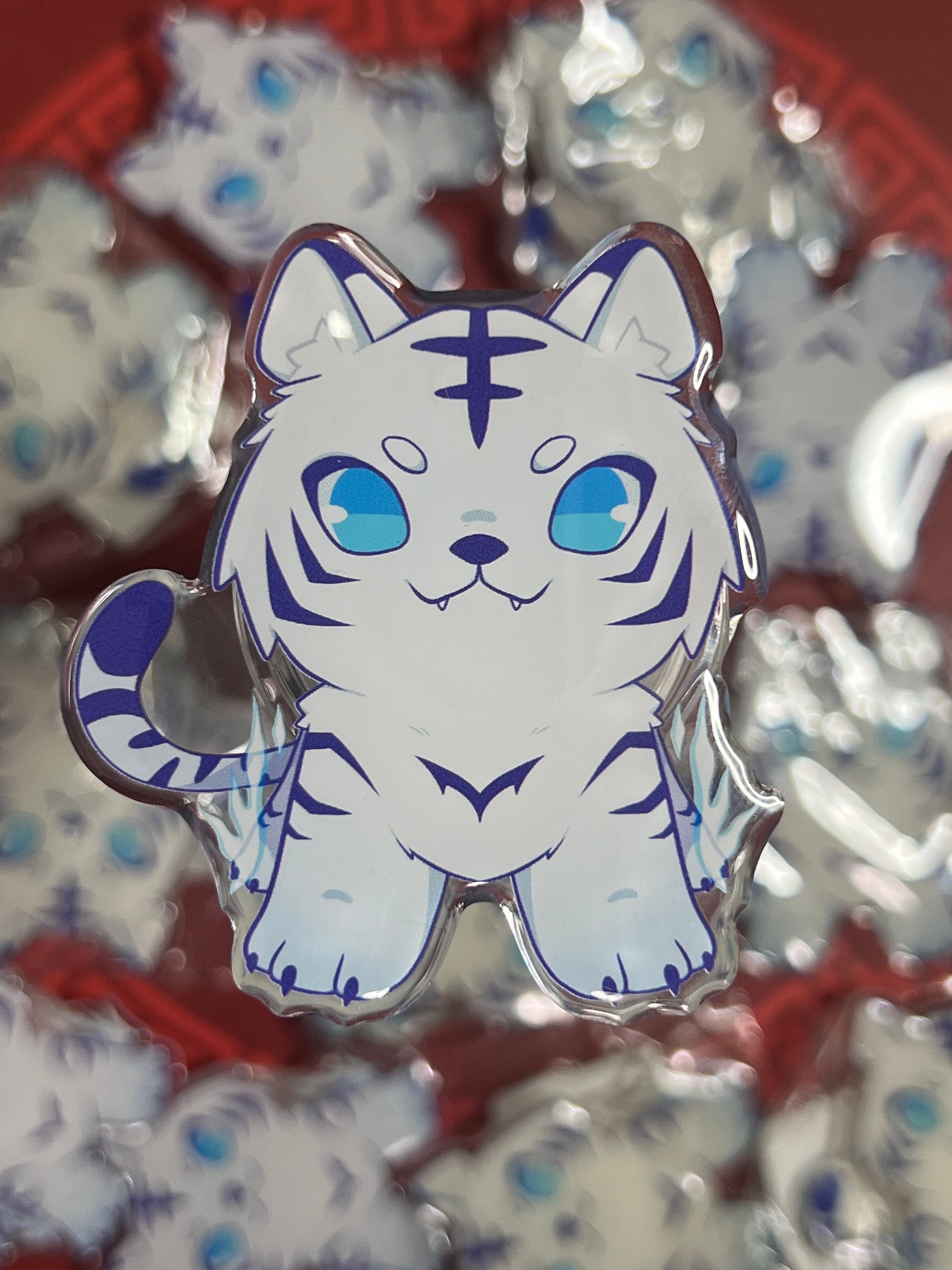 Guardian Beast White Tiger - Phone Grip product image (1)