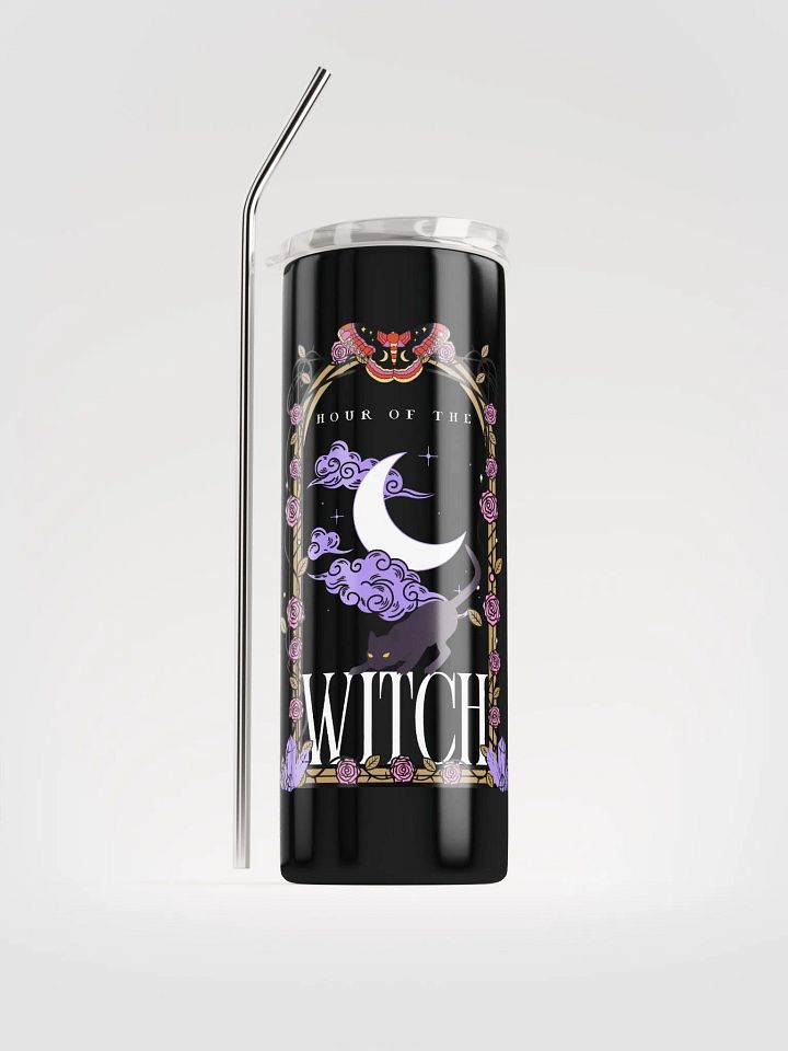 Hour of the Witch Tall Tumbler with straw product image (1)