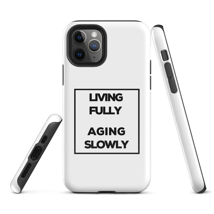 Stealth Shield iPhone® Case 'Living Fully, Aging Slowly' product image (2)