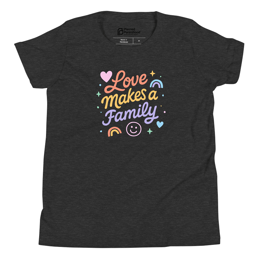 Love Makes a Family Youth Tee product image (1)