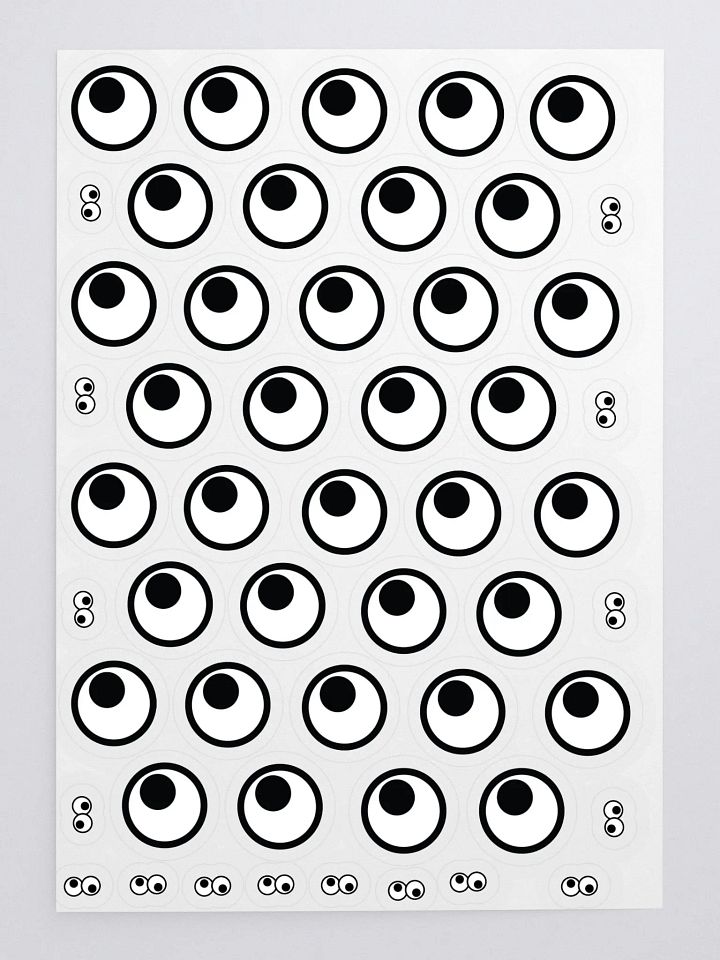 Googly Eye Sticker Sheet product image (1)
