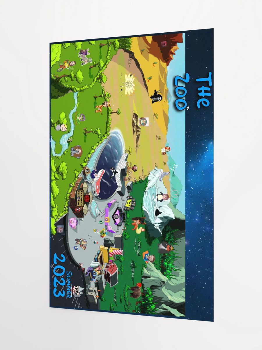 *Summer Exclusive* Zoo™ Map Poster product image (3)