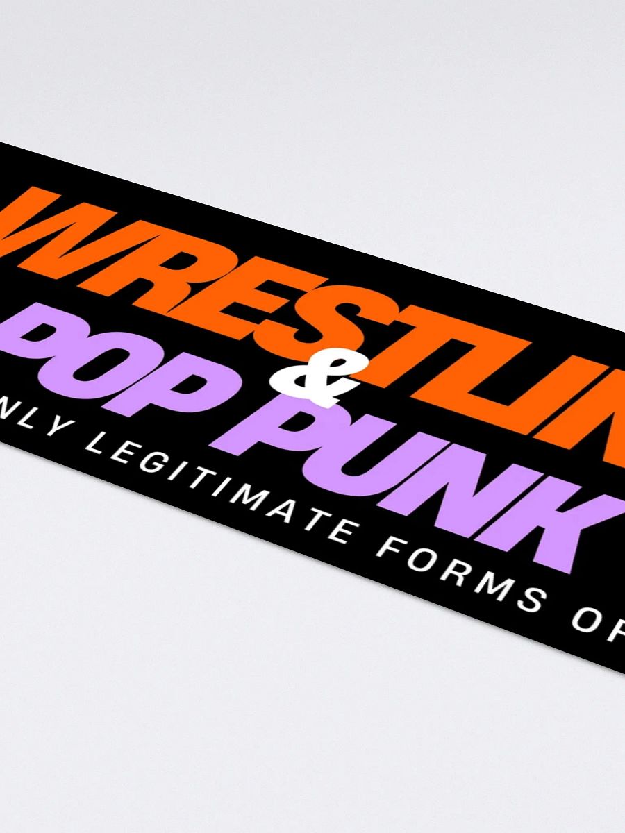 Wrestling & Pop Punk - Sticker product image (4)