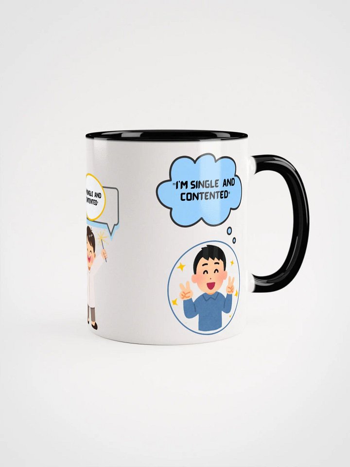 Contented Single Thoughts Mug product image (6)
