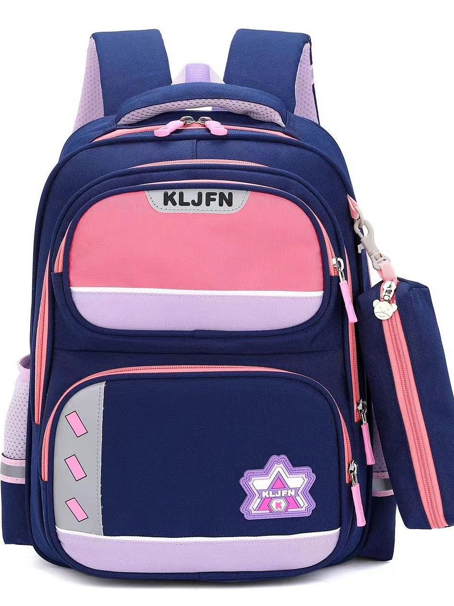 Waterproof Ultra-light Fabric Fashionable Large Capacity Spine Protection Burden Reduction Children's Bags - VIA Onlineshop product image (2)