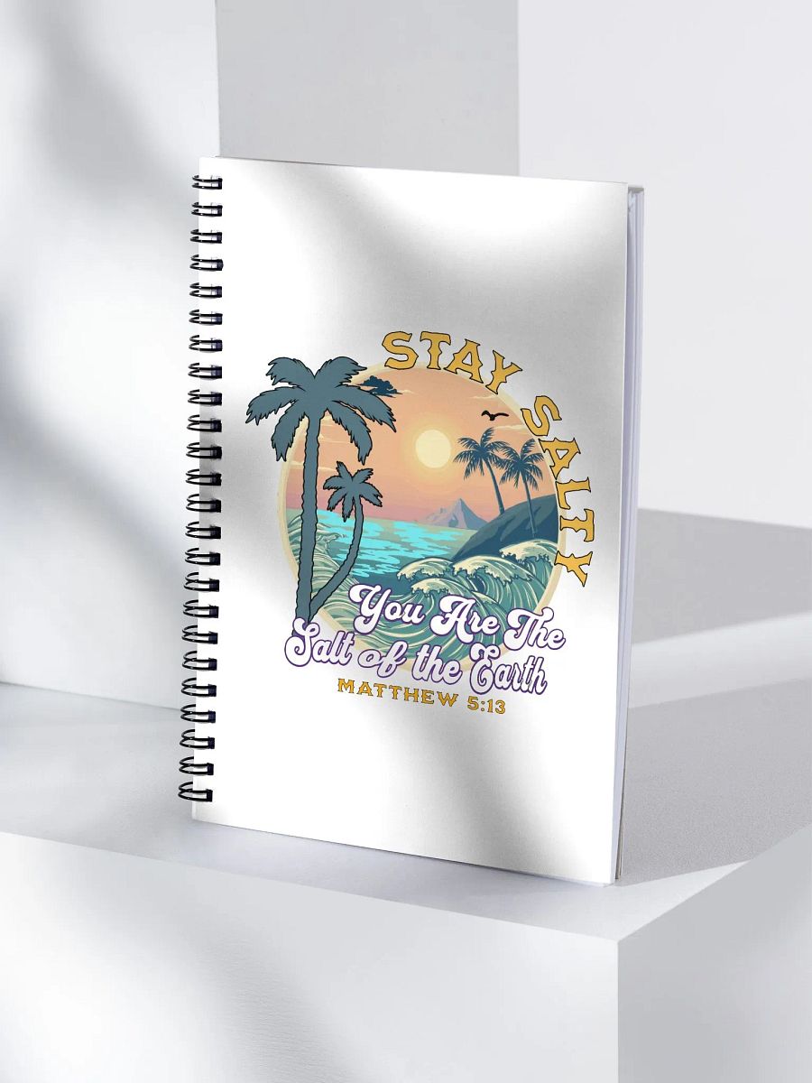 Stay Salty You Are The Salt Of The Earth Serenity Spiral Notebook product image (1)