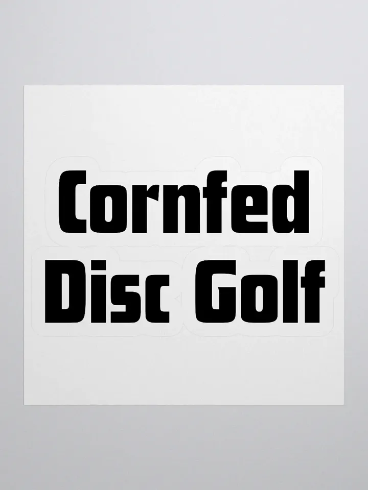 Cornfed Disc Golf Sticker product image (3)
