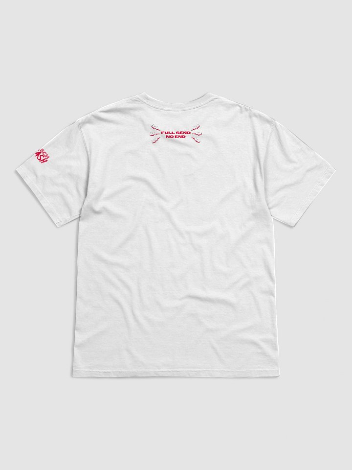 FULL SEND - NO END White Tee Vs. 2 product image (2)